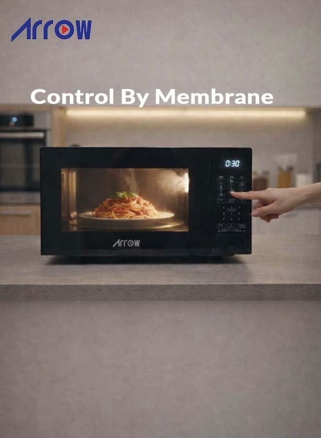 ارو فرن ميكروويف رقمي ارو 20 لتر، 700 وات، 10 مستويات طاقة للميكروويف | RO-20MWBD - Image 5